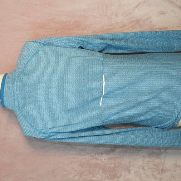 RBX Womens Light Blue Mid Zip Long Sleeve Athletic Workout Shirt Size L - Picture 7 of 11